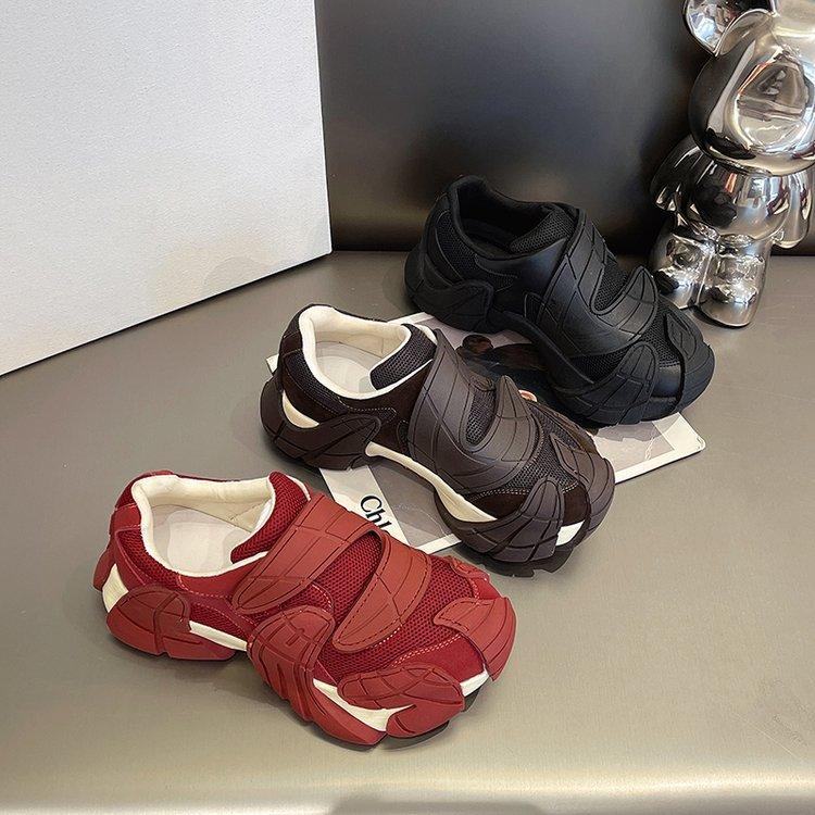 Europäische Produkte beliebte Klettverschluss Octopus Daddy Schuhe Damen 2025 Herbst atmungsaktiv Mode vielseitig Freizeitschuhe Tide