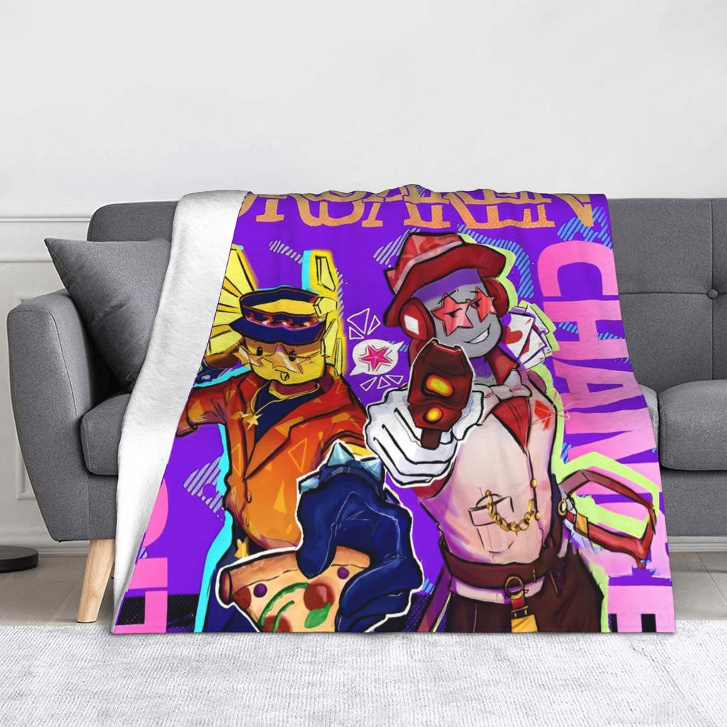 Azuretime Anime Fleece Blankets Azure Two Time Forsaken Awesome Throw Blanket for Home Hotel Sofa 125*100cm Quilt