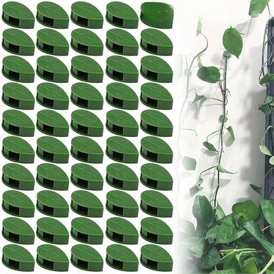 Neviditelný držák na popínavé rostliny na zeď Ratanová podpěra pro liány Pevná přezka Listové klipy Držák na tahání Podpora pro zahradní rostliny