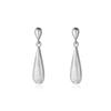 Fashionable Brushed Water Droplet Pendant Earrings, Niche Retro and Cool Temperament, Versatile and Compact Daily Earrings for Women