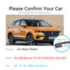 For FAW Bestune T77 Lada X-Cross 5    2022 2023 Front Brushes Wiper Blade Cutter Windshield Windscreen