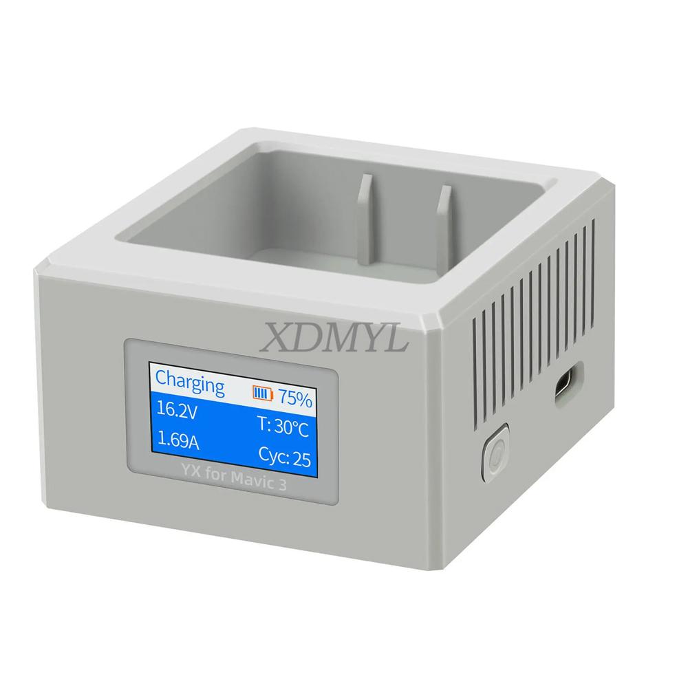 

Single Color Screen Display Charging Hub For DJI Mavic 3/Mavic 3 Pro/3 Classic/Cine Battery Charger Manager Drone Accessories