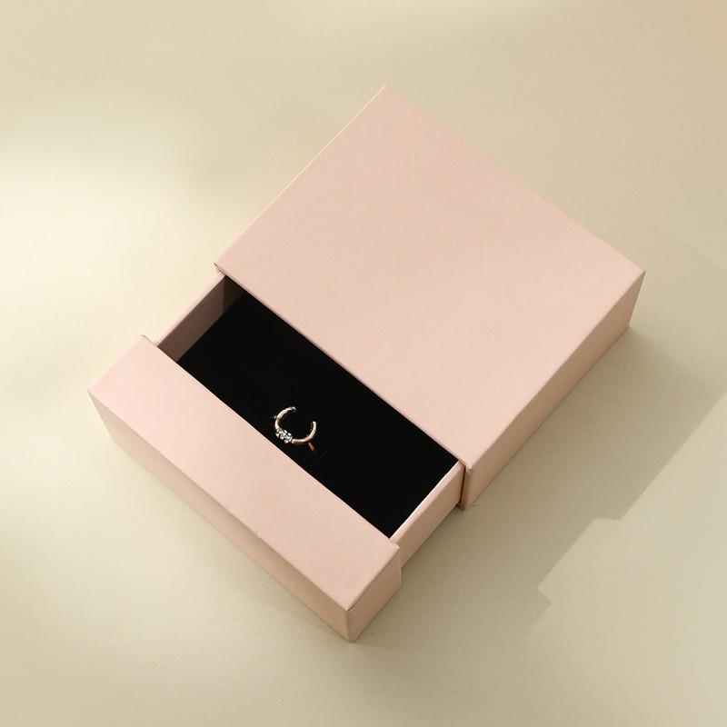 

Jewelry Storage Box - Drawer Style for Rings, Earrings, Bracelets & Necklaces 9.2*9*3.5cm (with Sponge)