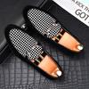 Mode Luxusmode Herren Charme Metallschnalle Freizeitschuhe Herren Slipper Loafer Heimkehr Hochzeitskleid Abschlussball Zapatillas Hombre Übergröße