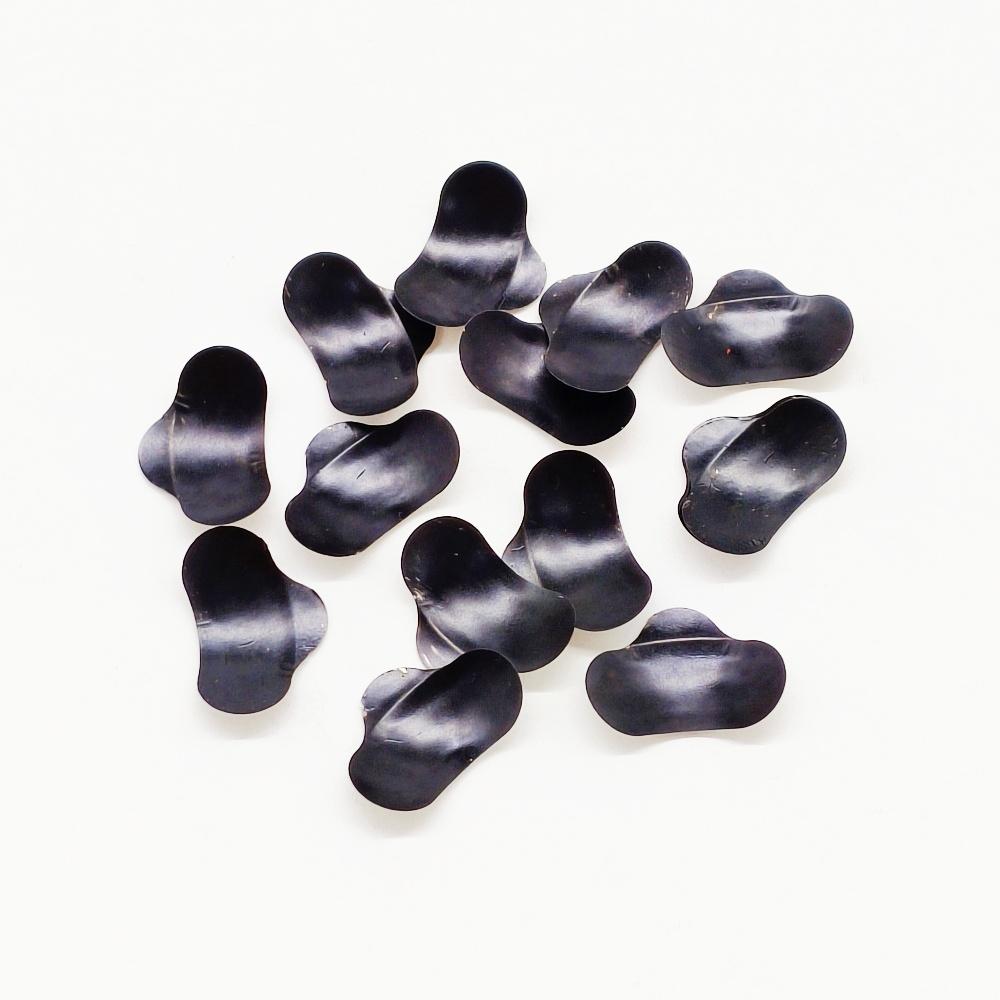 20/50 Pcs Dental Sectional Contoured Matrices Black Coated  Matrix Bands Tofflemire S/M/L Stuck  Dental Lab Material
