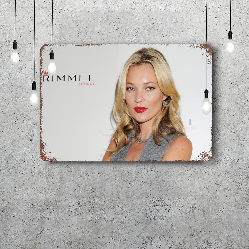 kate moss Decor Poster Vintage Tin Sign Metal Sign Decorative Plaque for Pub Bar Man Cave Club Wall Decoration