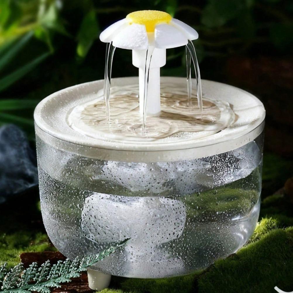 Pet Water Fountain Four Season Automatic Circulation Filtration of Live Water USB-Powered Large Capacity Cat Dog Water Dispenser