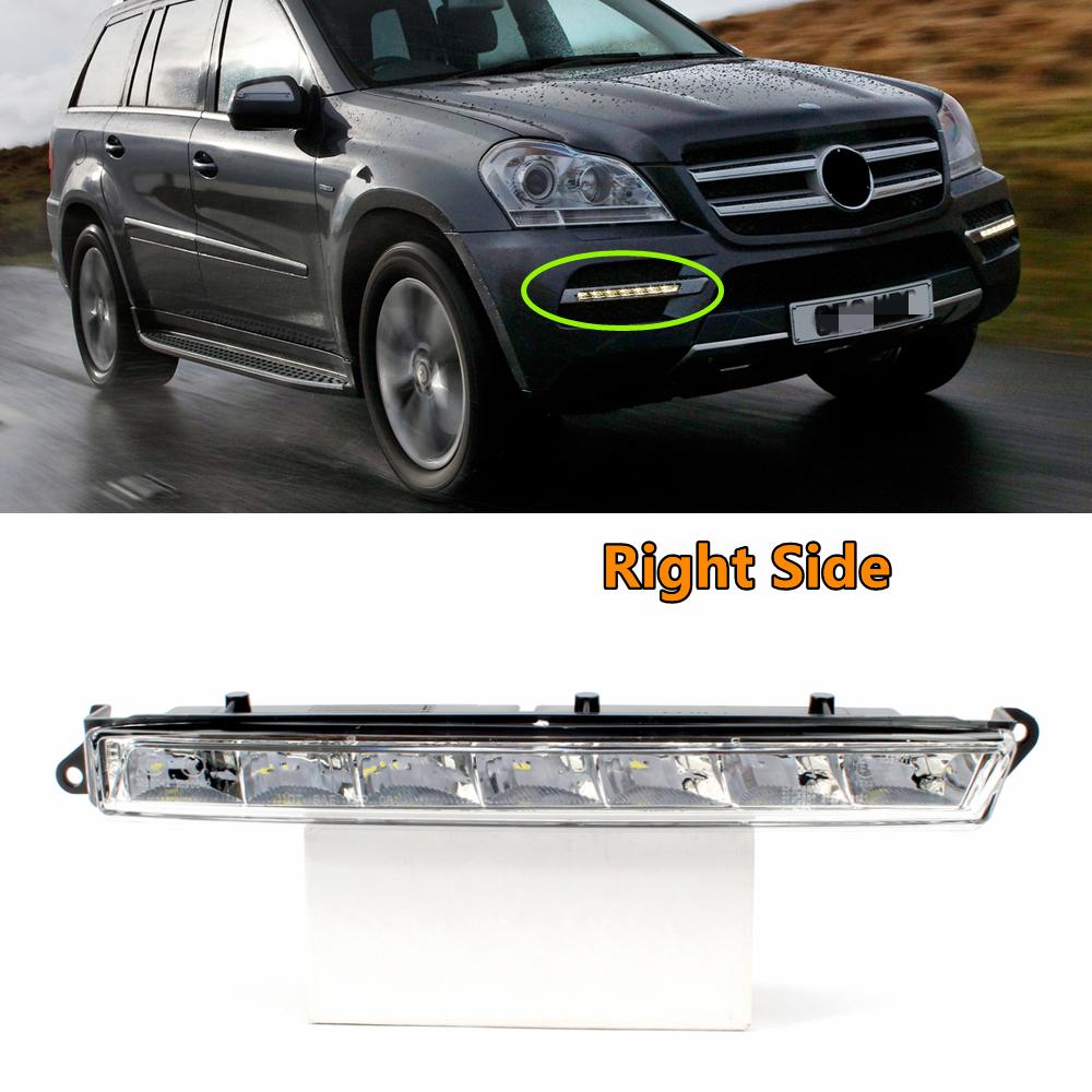 LED DRL Daytime Running Light  Fog Lamp For Benz X164/X166 GL320/350/450/550 2007 2008 2009 2010 2011 2012 2013 Car Accessories