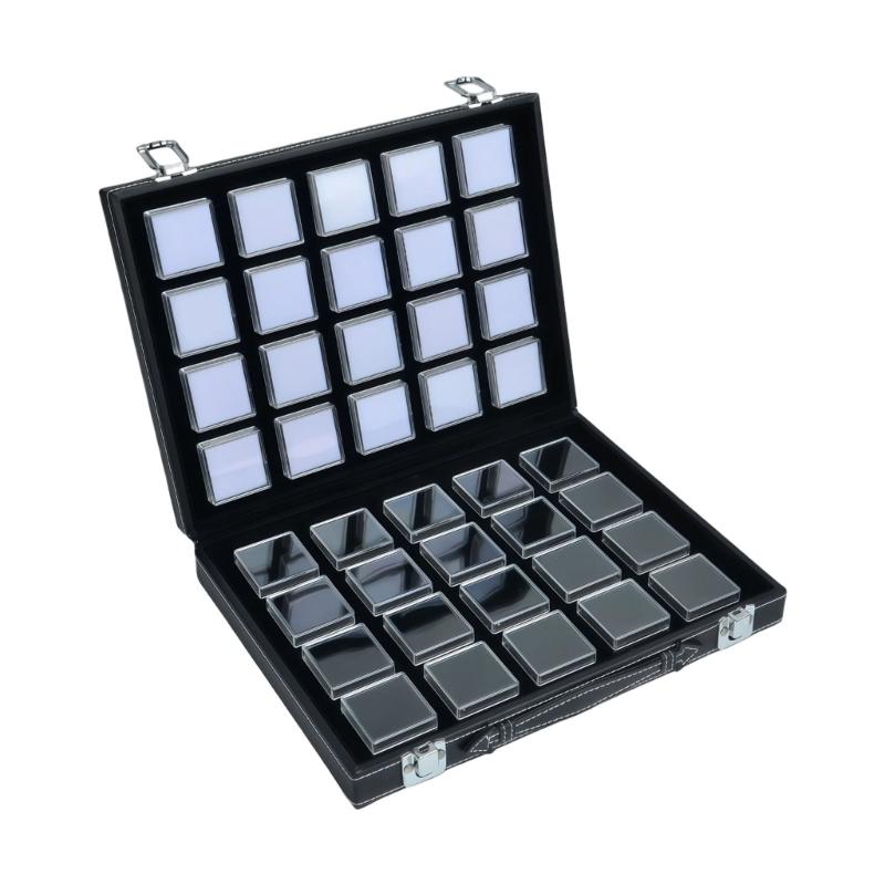 Transparent Acrylic Organizers Boxes for Jewelry Exhibition Elegant Gemstones Display Case with Clear Window