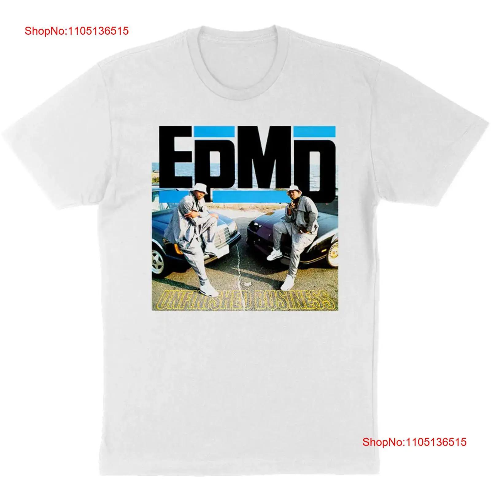 

Vtg EPMD Unfinished Business Cotton White T Shirt For Men TU055 vintage Washed Unisex homme Breathable fashion Stretched S разноцветный