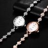 Women's Replica Waterproof Wristwatch: Exquisite Heart Band, Zirconia, Diamond, Quartz Movement, Delicate, Classic, Cute, Stylish, Stainless Steel, Ad