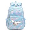 Youth Campus Backpack With Japanese Cartoon Print Large Capacity 20-35L Fits 13-inch Laptop Breathable Arc Shoulder Straps