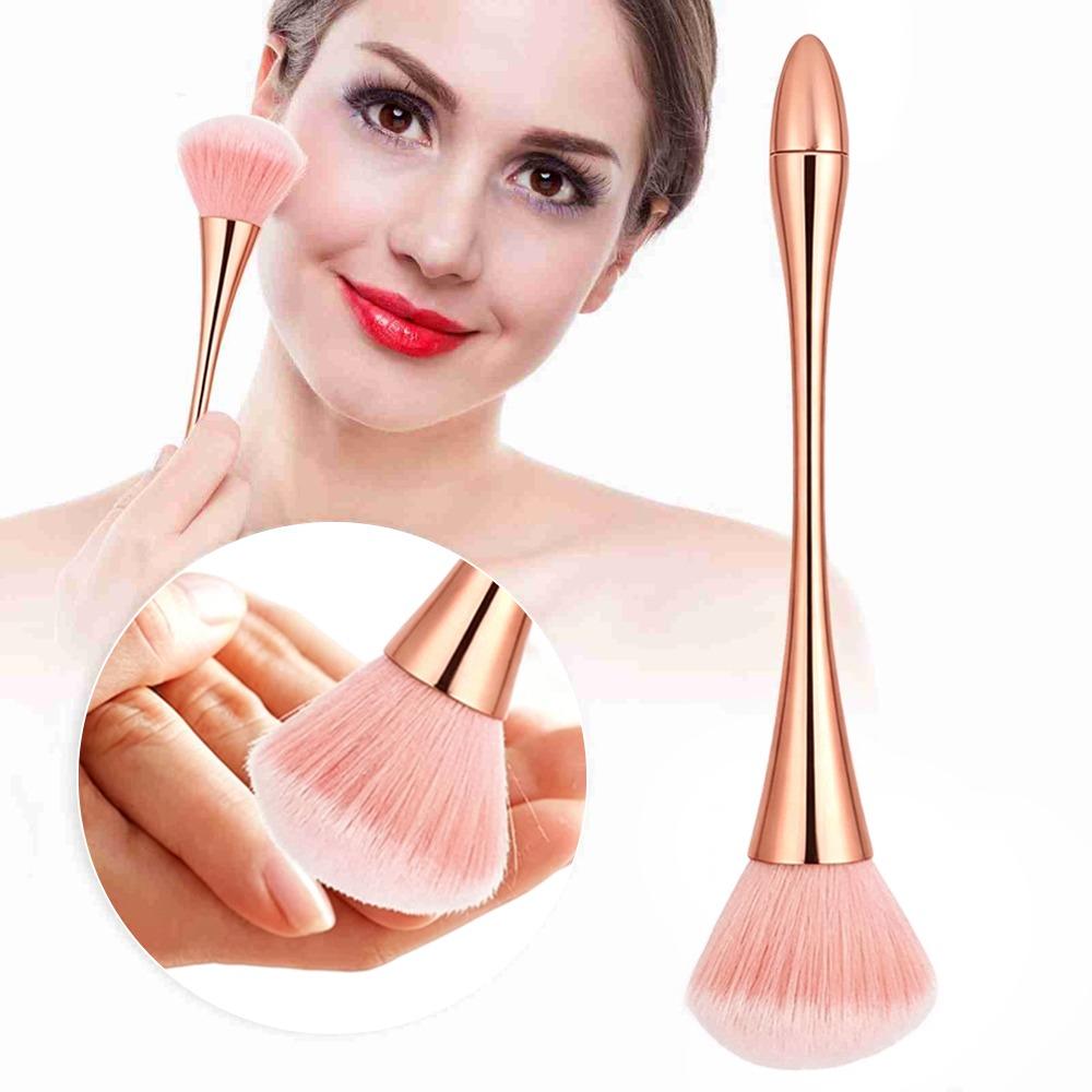 Ergonomic Comfort Handle Nail Dust Brush Acrylic Powder Leftover Quick Removal
