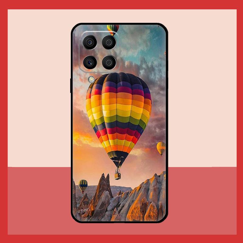 Hot Air Balloon Travel Mountain Case For Samsung Galaxy M52 M32 M53 M16 M11 M21 M31 M35 M12 M13 M14 M15 M36 M56 M55 M34 M54