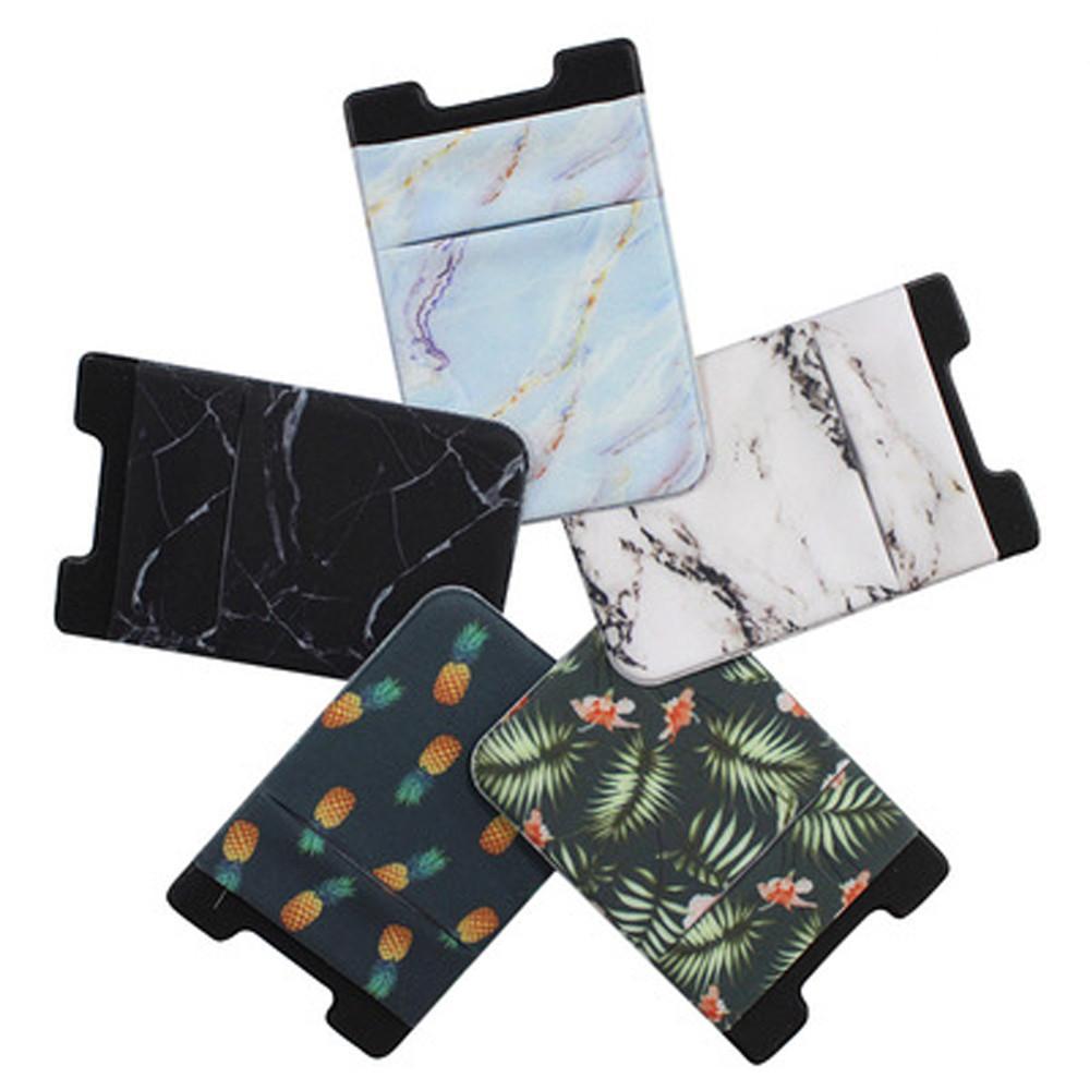 Elastic Mobile Phone Wallet Phone Back Pocket Phone Card Sleeve Phone Storage Wallet Card Holder