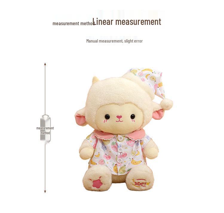 Adorable Lamb Plush Doll - Soft Soothing Pillow for Girls, Ideal Birthday Gift