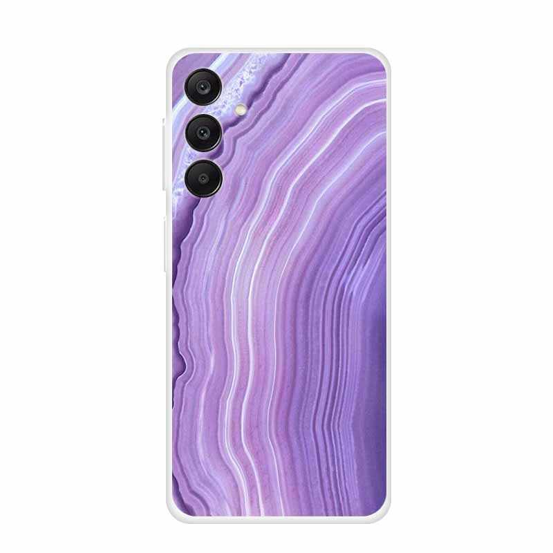 Marble Patterns Phone Case for Samsung A25 Soft Transparent TPU Clear Cover for Samsung Galaxy A 25 Protective Silicone Shell