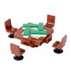 Set de Accesorios de Bloques de Construcción de Ciudad Máquina de Mahjong Consola de Juegos Muebles Sofá Cama Piano Refrigerador Juguete Mini Ladrillos Floristería