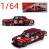 SW Diecast 1/64 Scale Mercedes Benz 300SEL S-KLUB Vintage Car Model Alloy Benz 300SEL Classic Gifts Collect Model Hobby Display