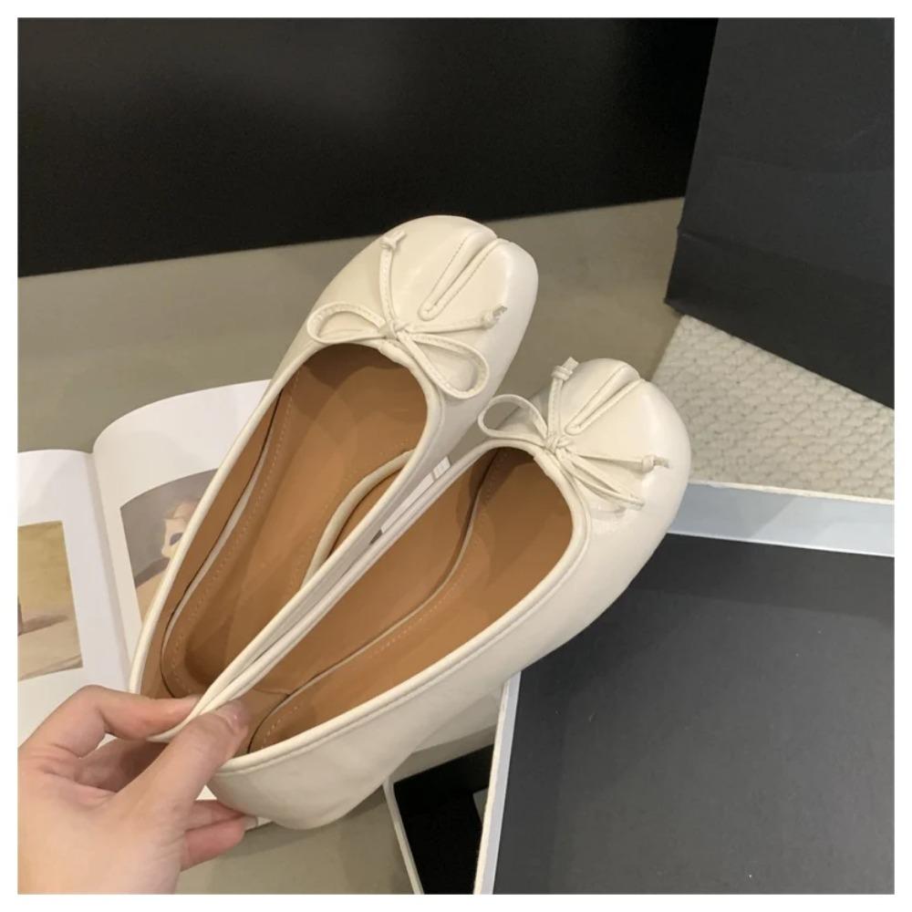 New Brand Women Flats Soft Ballet Shoes Slip On Loafers Soft Moccasins  Ninja Casual Shoes Ladies Shoes Bow Knot