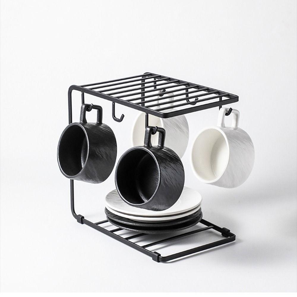 Hitzebeständiges Tassen- und Teller-Set Hohe Schönheit Frühstückstasse Felsensand Keramik Kaffeetasse Gewerblich