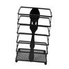 Countertop Utensil Holder Matte Black Modern Multifunctional Metal Cutlery Drainer for Forks Spoons Cooking Utensils
