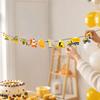 Construction Vehicle Theme Party Decorations Excavator Garland for Kids Birthday