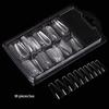 Transparent Frosted Reusable Nail Extensions - Super Thin No-Trace Nail Art Tips for Women