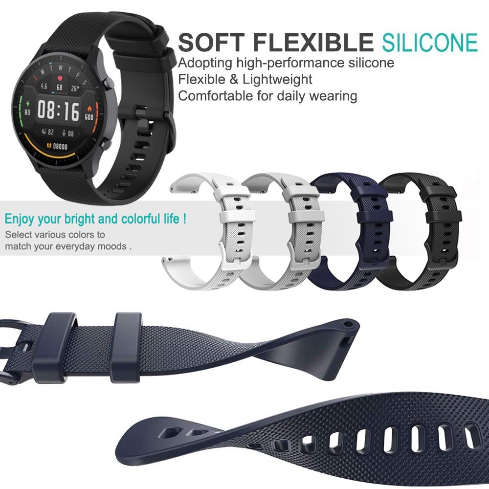 22mm Řemínek k hodinkám pro Xiaomi Watch s1/s1 Active S3/S4 Náhradní řemínek pro Xiaomi Mi Watch Color 2/2 pro Řemínky
