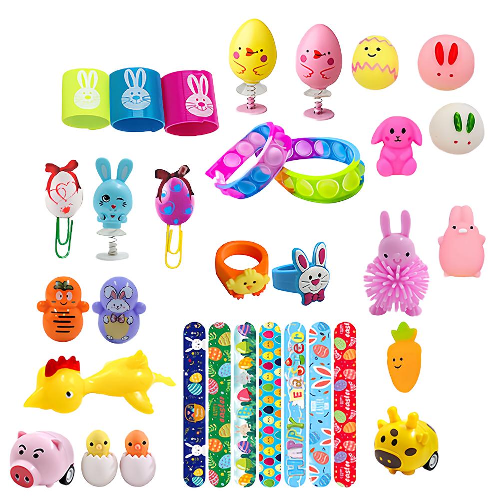NEW Prefilled Easter Eggs with Stress Relief Toys Surprise Easter Eggs for Egg Hunt Easter Party Favors for Kids Birthday Gifts