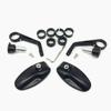 2pcs Motorcycle Rearview Mirrors CNC Motorcycle Bar End Black Rearview Side Mirror For Triumph Speed Triple Accessories