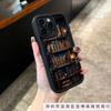 Retro Style Bookshelf for Apple 16 Mobile Phone Case iPhone13/14 Silicone 11 Foreign Trade XS New 15pro Soft