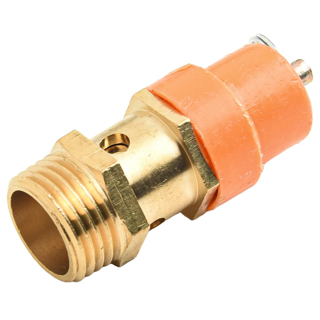 Safety Relief Valve High Quality Brass Air Compressor Safety Relief Valve for Pressure Release Regulation 1/4'' 3/8'' 1/2