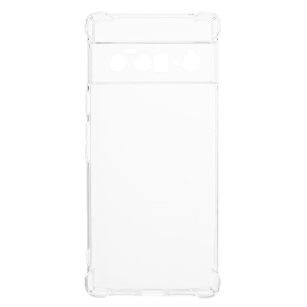 For Google Pixel 6 Pro 5G Clear TPU Case Four Corner Anti-drop Phone Cover