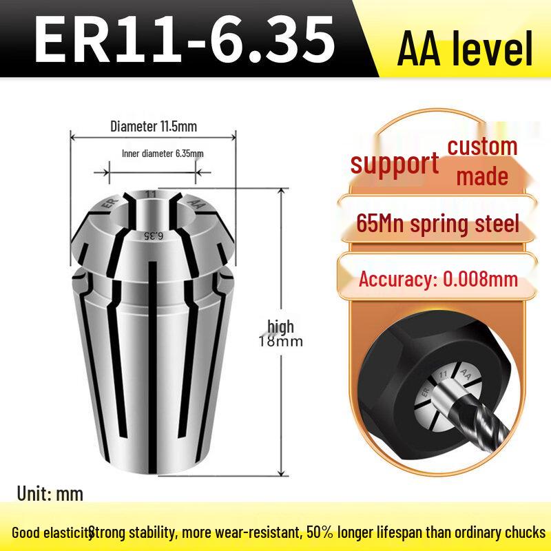 

Aokewen AA Grade ER Series Spring Collet