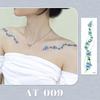Rikaron Laser-Engraved Rose Tattoo Sticker – Non-Reflective Cute Collarbone Design