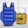 Reversible Taekwondo Protector Vest Rib Body Boxing Guard Chest Muay Thai Kickboxing Face Headgear