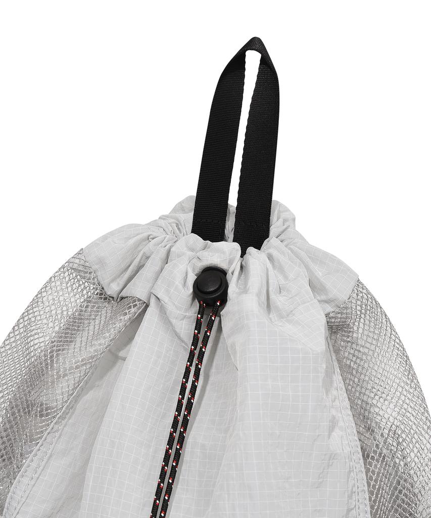 Wacky Willy String Draw Light Backpack Grey
