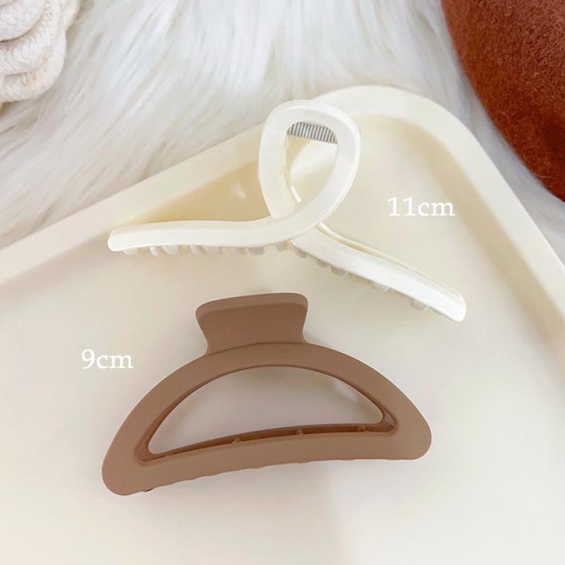 

10 ШТ Нова жіноча модна зажим-кіготь Кавова чорна акрилова велика заколка для волосся Корейська для дівчини Зажим-акула Головні убори Шпилька Аксесуари для волосся