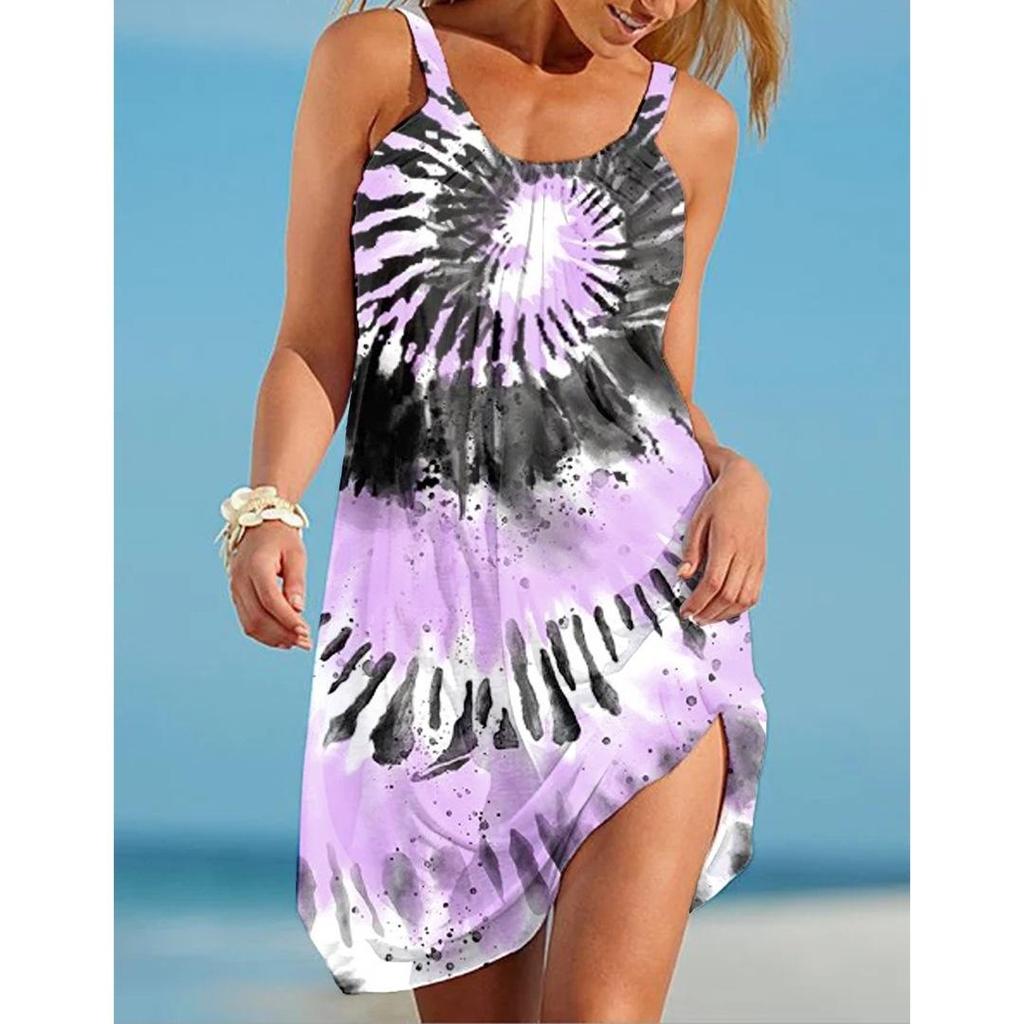 Summer Women Sexy Beach Dresses 3D Tie Dye Rainbow Suspenders Bohemian Vintage Beachwear Girl Oversized Fashion Party Dress Buy cheaply on Joom Summer Women Sexy Beach Dresses 3D Tie Dye Rainbow Suspenders Bohemian Vintage Beachwear Girl Oversized Fashion Party Dress Buy cheaply on Joom