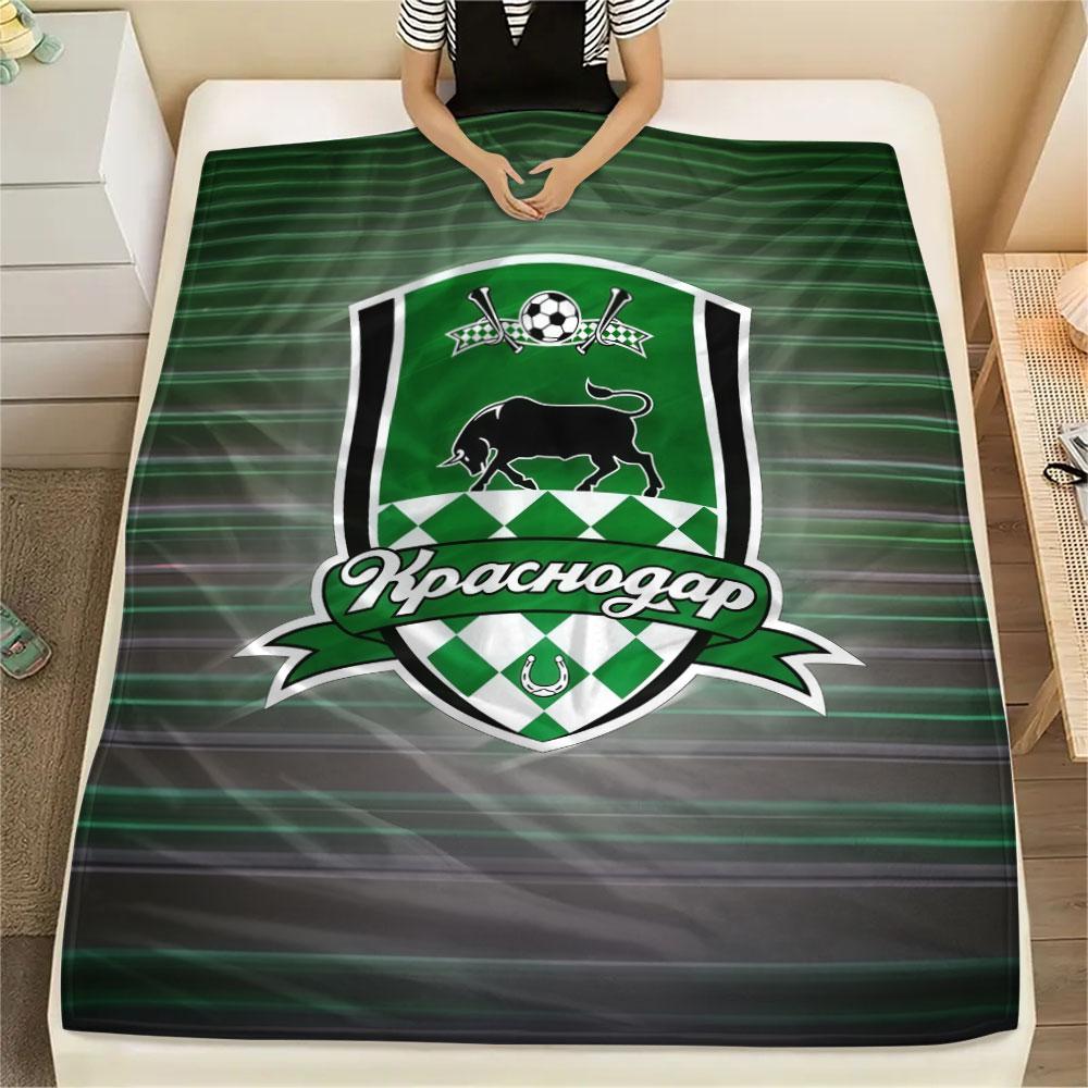 1PC FC Krasnodar Fight Blanket, High quality Comfortable for All Seasons, Home Decor, Warmth and Comfort
