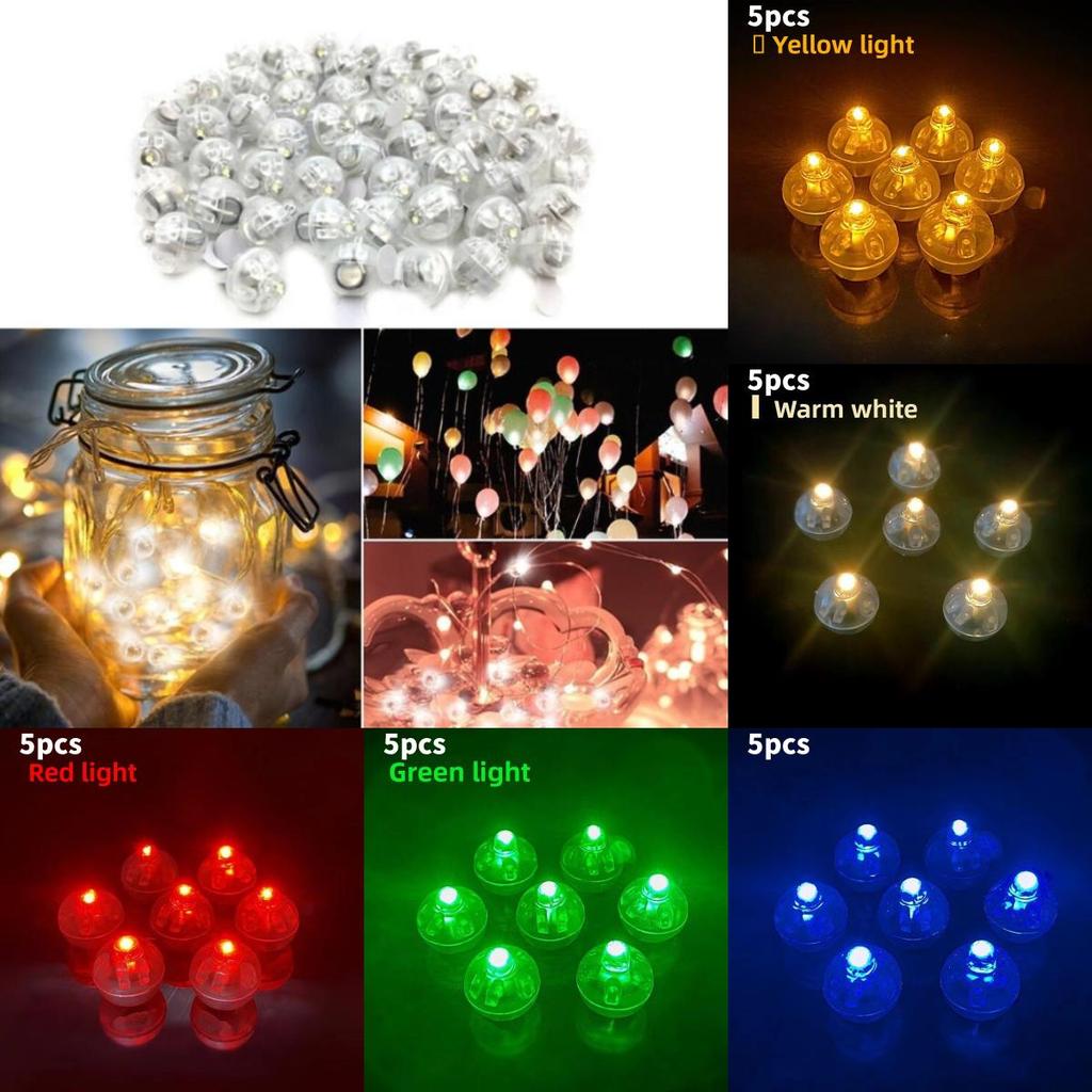 Balloon Led Individual Lights Tiny Wireless Battery Craft Glow Party Decoration