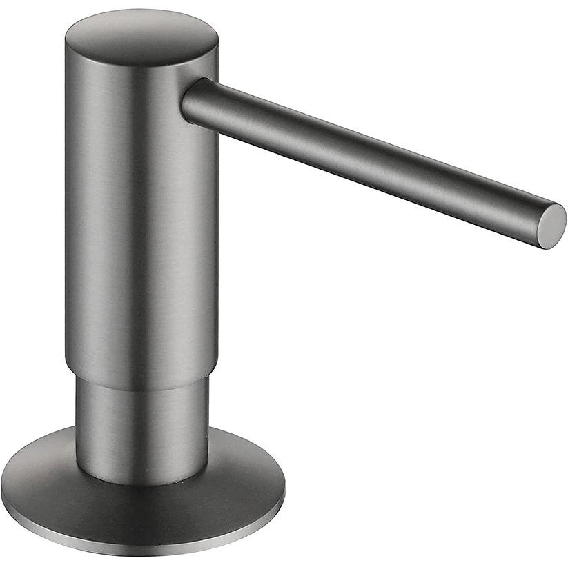 American Style Gunmetal Gray Copper Sink Soap Dispenser, 500ml Capacity медный