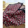 Women S Floral Printed Small Square Scarf For Travel Photo Sun Protection Decoration