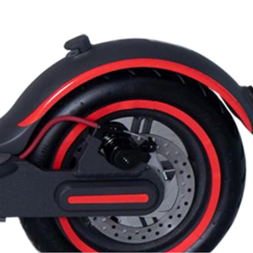 Electric Scooter Reflective Stickers Waterproof Scooter Decal Wheel Hub Protective Reflective Sticker Scooter Parts