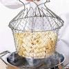 ABWR-Household Folding Draining Basket Kitchen Multi-Function Poaching Boiling Deep Frying Basket