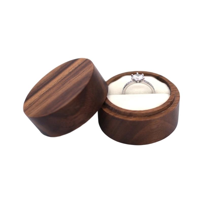 Rings Display Box Wood Rings Storage Case Jewellery Organiser Storage Chest For Engagement Proposal Jewelry Display