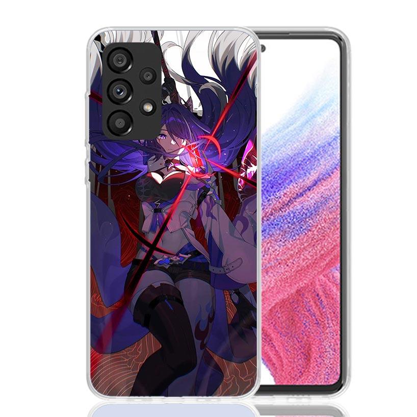 Honkai Star Rail Acheron Phone Case for Samsung Galaxy A17 A16 A15 A14 A13 A57 A56 A55 A54 A53 A37 A36 A35 A34 A33 A26 A25 A24 A