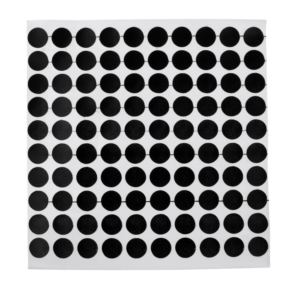 Plastic Billiard Table Spot Stickers 30 Pieces Round Black Dots for Cue Ball Positioning in Pool Room