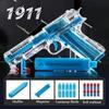 Tactical Luminous Toy Gun Transparent Shell Ejecting Soft Bullet For Kids Boys Adults Airsoft Pistol Children Birthday Gift